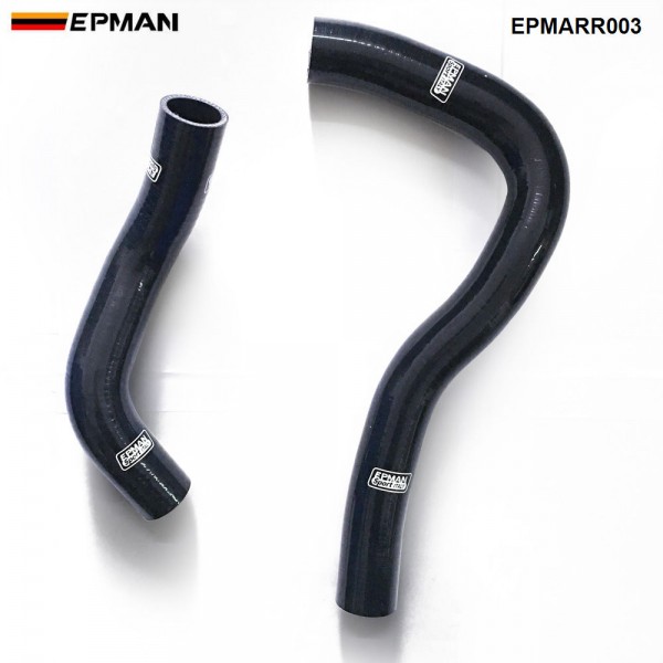 EPMAN 2PCS Silicone Intercooler Turbo Radiator Hose Kit For Acura Integra DC5 Type R K20A Motor EPMARR003 (Pre-Order ONLY)