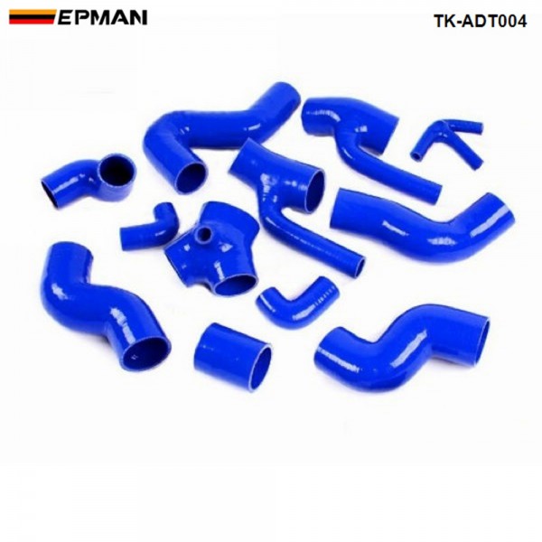 EPMAN 12PCS Silicone Intercooler Turbo Boost Hose For Audi All S4 / A6 2.7L Bi-Turbo kit 98-03 TK-ADT004 (Pre-Order ONLY)