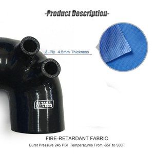 EPMAN - Silicone Intercoole Radiator Turbo Intake Hose Coupler Boot w/ HFM For BMW E36 92-99 EPBMT001