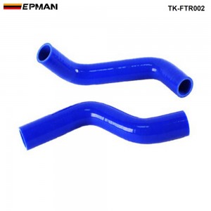 TANSKY-Silicone intercooler Turbo Radiator Intake hose kit For Fiat Punto H6T (2pcs) TK-FTR002