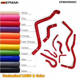 EPMAN Silicone Intercooler Turbo Radiator Hose Kit High Temp Piping For Honda CIVIC EG EK 92-00 (9 pcs) EPMHDR009C