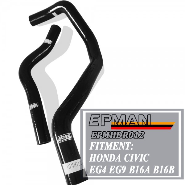 EPMAN Silicone Radiator hose kit 2pcs For Honda Civic EG4 EG9 B16A B16B