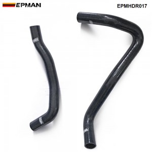 EPMAN 2PCS Silicone Intercooler Turbo Radiator Hose Kit For Honda New Civic Type R FD2 07+ (2 pcs) EPMHDR017 (Pre-order ONLY)