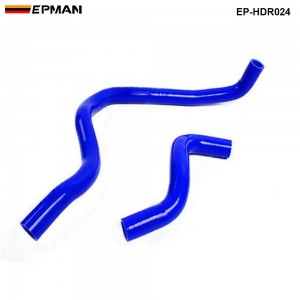 TANSKY-Silicone Intercooler Turbo Radiator Hose Kit High Temp Piping  For Honda Prelude H22 97-01 (2pcs) TK-HDR024