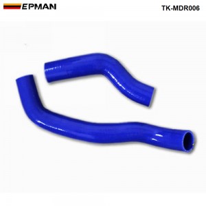 TANSKY-Racing Silicone turbo intercooler radiator Hose Kit For Mazda RX7 FC3S (2pcs) TK-MDR006