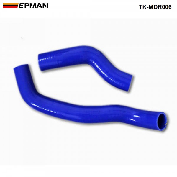 TANSKY-Racing Silicone turbo intercooler radiator Hose Kit For Mazda RX7 FC3S (2pcs) TK-MDR006