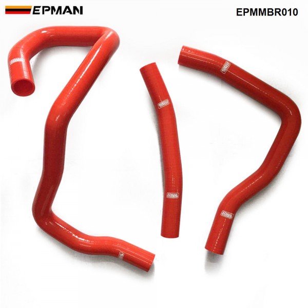 EPMAN Racing 3PCS Silicone Turbo Intercooler Radiator Hose Kit For Mitsubishi Lancer Fortis MK9 08-12 EPMMBR010 (Pre-Order ONLY)