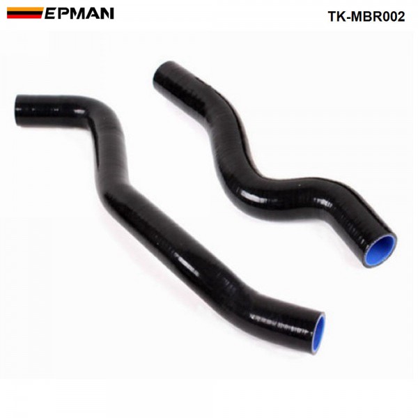 EPMAN 2PCS Silicone Turbo Radiator Hose Kit for Mitsubishi Lancer Evo 4-5 96-99 TK-MBR002 (Pre-Order ONLY)