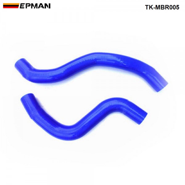 TANSKY 2PCS Silicone Hose Intercooler Radiator Hose Kit For Mitsubishi Lancer Evolution 9 04+ TK-MBR005 (Pre-Order ONLY)