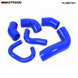 TANSKY Racing 6PCS Silicone Turbo Intercooler Hose Kit For Mitsubishi EVO 7 8 9 2.0L Turbo 4G63 TK-MBT001 (Pre-Order ONLY)