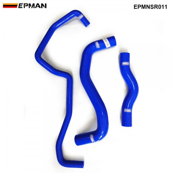 EPMAN Silicone Intercooler Turbo Radiator Hose Kit For Nissan Fairlady 350Z Z33 VQ35 03-06 (3PCS) EPMNSR011 (Pre-Order ONLY)