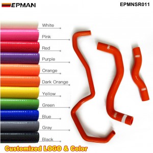 EPMAN Silicone Intercooler Turbo Radiator Hose Kit For Nissan Fairlady 350Z Z33 VQ35 03-06 (3PCS) EPMNSR011 (Pre-Order ONLY)