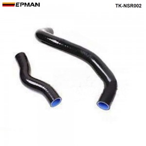 TANSKY-Racing Silicone turbo intercooler Radiator hose kit For Nissan Silvia S13 S14 S15 SR20DETT 180SX 200SX (2pcs) TK-NSR002