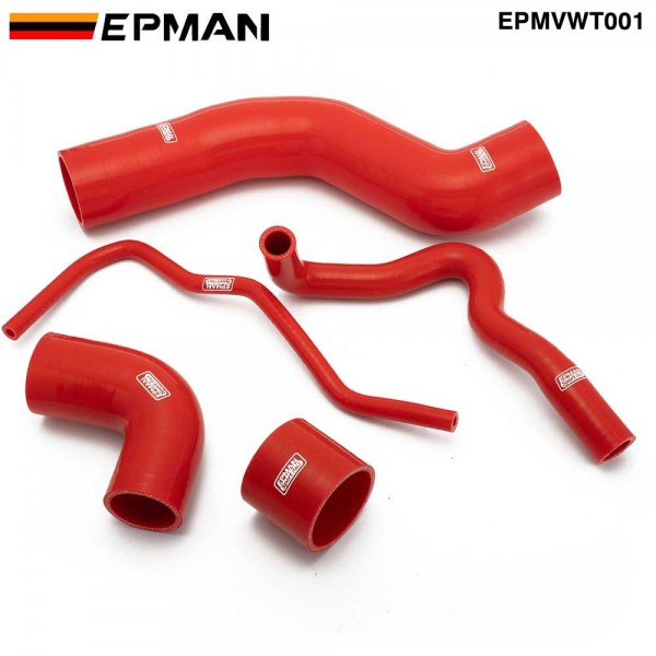 EPMAN 5 PCS Silicone Boost Hose Kit For 1.8T VW Golf/ Bora & Audi A3/ TT (AGU) EPMVWT001 (Pre-Order ONLY) EPMAN 5 PCS Silicone Boost Hose Kit For 1.8T VW Golf/ Bora & Audi A3/ TT (AGU) EPMVWT001 (Pre-Order ONLY)
