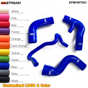 EPMAN -Silicone Intercooler Induction Intake Turbo Boost Hose Kit For VW Passat 1.8T B5 96-01 (4pcs) EPMVWT003