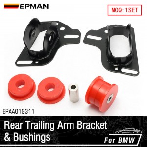 EPMAN Rear Trailing Arm Bracket High Toe Correction Bracket w/ Bushings Kit For BMW E46 E36 Z4 E85 E86 EPAA01G311