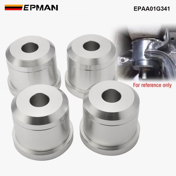 EPMAN Sports Rear Subframe Bushings Bush Kit OE Replace Solid Aluminum For Nissan 89-98 240SX S13 S14 Chassis Parts EPAA01G341