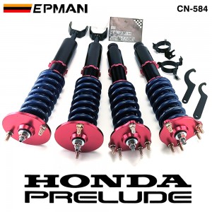 Tansky Coilover Suspension Lowering Kits Shock Absorber Front and Rear FOR 92-01 Honda Prelude 1992-2001 CN-584 (RANDOM COLOR)