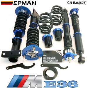 TANSKY Coilovers Spring Struts Racing Suspension Coilover Kit Shock Absorber For BMW 3 Series & E36 M3 CN-E36(526) (RANDOM COLOR)