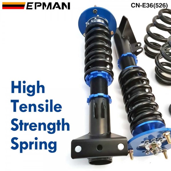 TANSKY Spring Struts Racing Suspension Coilover Kit Shock Absorber For BMW 3 Series & E36 M3 CN-E36(526) (RANDOM COLOR)