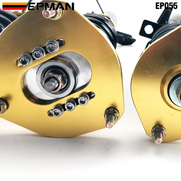 EPMAN Coilovers Spring Struts Racing Suspension Coilover Kit Shock Absorber For Toyota Corolla 88-99 AE92-AE111 EP055 (RANDOM COLOR) EPMAN Coilovers Spring Struts Racing Suspension Coilover Kit Shock Absorber For Toyota Corolla 88-99 AE92-AE111 EP055 (RANDOM COLOR)