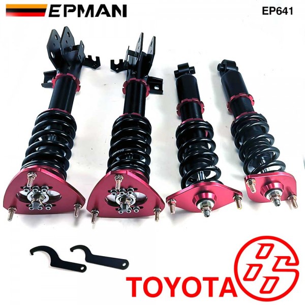 TANSKY Coilovers Spring Struts Racing Suspension Coilover Kit Shock Absorber For Toyota 86/GT86/FT86 12+ ZN6 EP641 (RANDOM COLOR)