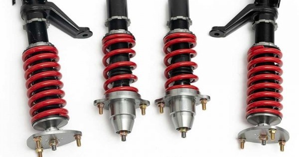 Coilovers Spring Struts, Racing Suspension Coilover Kit, Shock Absorber ...
