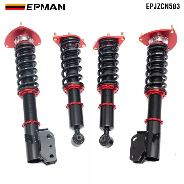 TANSKY Coilovers Spring Struts Racing Suspension Coilover Kit Shock Absorber for 08-12 Subaru Impreza WRX GH8 KG6/6 EPJZCN583 (RANDOM COLOR)