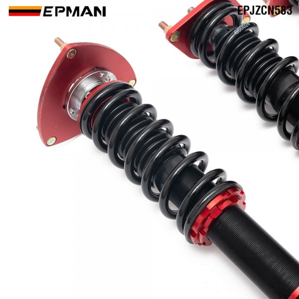 TANSKY Coilovers Spring Struts Racing Suspension Coilover Kit Shock Absorber for 08-12 Subaru Impreza WRX GH8 KG6/6 EPJZCN583 (RANDOM COLOR)