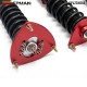 TANSKY Coilovers Spring Struts Racing Suspension Coilover Kit Shock Absorber for 08-12 Subaru Impreza WRX GH8 KG6/6 EPJZCN583 (RANDOM COLOR)