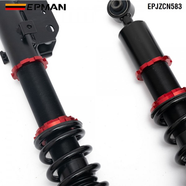 TANSKY Coilovers Spring Struts Racing Suspension Coilover Kit Shock Absorber for 08-12 Subaru Impreza WRX GH8 KG6/6 EPJZCN583 (RANDOM COLOR)