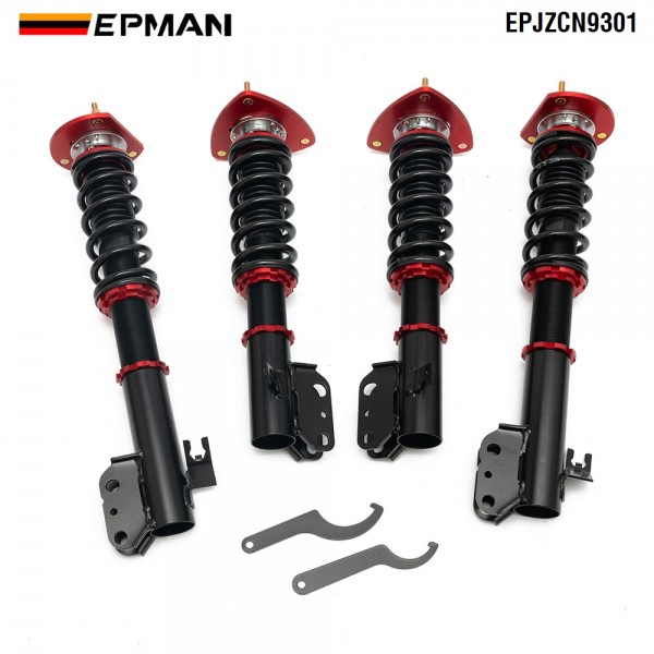 TANSKY Coilovers Spring Struts Racing Suspension Coilover Kit Shock Absorber for 93-01 Subaru WRX GC8 EPJZCN9301 (RANDOM COLOR)