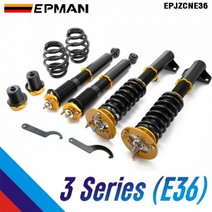 TANSKY Spring Struts Racing Suspension Coilover Kit Shock Absorber For BMW 3 Series & E36 M3 EPJZCNE36 (RANDOM COLOR)