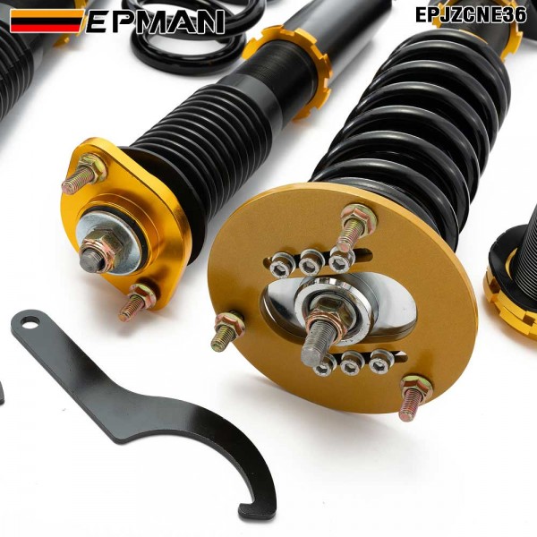 TANSKY Spring Struts Racing Suspension Coilover Kit Shock Absorber For BMW 3 Series & E36 M3 EPJZCNE36 (RANDOM COLOR) TANSKY Spring Struts Racing Suspension Coilover Kit Shock Absorber For BMW 3 Series & E36 M3 EPJZCNE36 (RANDOM COLOR)