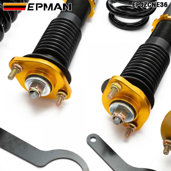 TANSKY Spring Struts Racing Suspension Coilover Kit Shock Absorber For BMW 3 Series & E36 M3 EPJZCNE36 (RANDOM COLOR) TANSKY Spring Struts Racing Suspension Coilover Kit Shock Absorber For BMW 3 Series & E36 M3 EPJZCNE36 (RANDOM COLOR)
