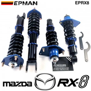 TANSKY Coilovers Spring Struts Racing Suspension Coilover Kit Shock Absorber for Mazda RX-8 2004-2011 EPRX8 (RANDOM COLOR)