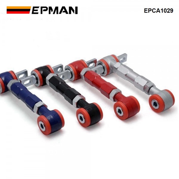 EPMAN New Racing Rear Adjustable Camber Arms Kit For 88-01 Honda Civic For Acura Integra EPCA1029