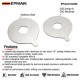 EPMAN Engineering Rear Spring Perch Reinforcement For BMW E46 3 Series Rear Coil-Over Spring Perch EPAA01G290 EPMAN Engineering Rear Spring Perch Reinforcement For BMW E46 3 Series Rear Coil-Over Spring Perch EPAA01G290