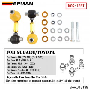 EPMAN Adjustable Rear Sway Bar End Links For Subaru WRX 08-23 / STI 08-21 / BRZ 13-24 EPAA01G199