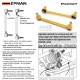 EPMAN Universal Performance Sway Bar Link Assembly Live Adjustable to Suit Various Applications EPAA01G277