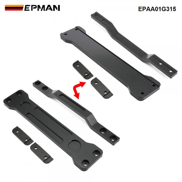 EPMAN High-Stiffness CNC Aluminum Driveshaft Tunnel Brace For VW & Audi MK7/MK7.5/MK8 GTI Leon 5F FWD MQB EVO EPAA01G315
