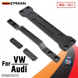 EPMAN High-Stiffness CNC Aluminum Driveshaft Tunnel Brace For VW & Audi MK7/MK7.5/MK8 GTI Leon 5F FWD MQB EVO EPAA01G315