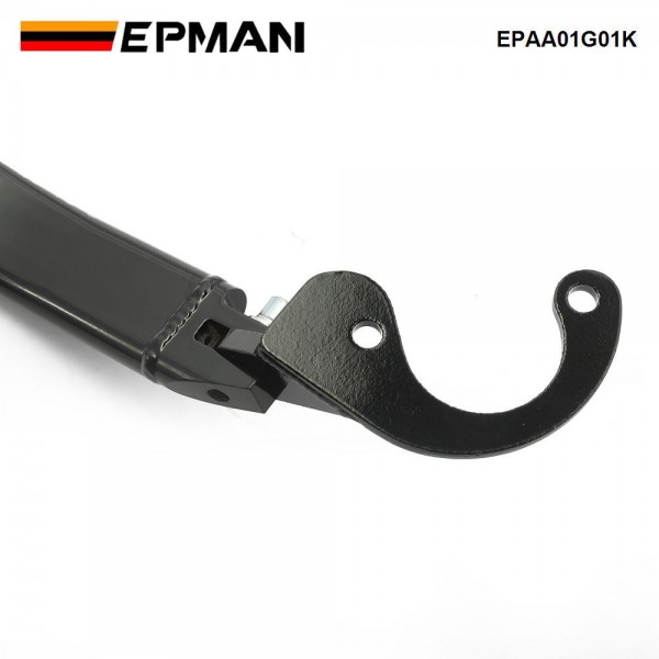 EPMAN Front Upper Strut Brace Tie Bar Kit For Honda Civic 92-00 EG EK/93-97 Del Sol/94-01 Integra DC2 Front Strut Bar EPAA01G01K 