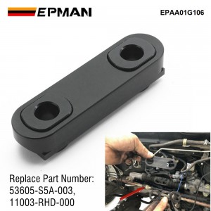  EPMAN Aluminum Mount Steering Rack Slider For Honda Civic Si Ep3 Acura Rsx Dc5 Type S EPAA01G106