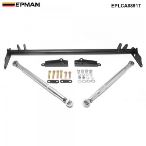 EPMAN Front Traction Control Arm Tie Bar Kit For Honda 88-91 Civic CRX EF K Series EPLCA8891T