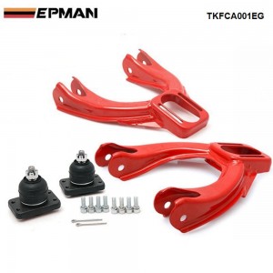 EPMAN Adjustable Front Upper Control Arm Camber Kit For Honda Acura JDM Powdered Style Red TKFCA001EG