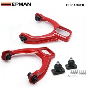 EPMAN Adjustable Front Upper Control Arms Arm Camber Kit Racing For Honda Civic 96-00 RED TKFCA002EK