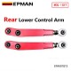 EPMAN Billet Aluminum Rear Lower Control Arm For Mitsubishi Evolution EVO 8/9 03-07Gen2 LCA Racing Kit Suspension Arm EPAA01G13