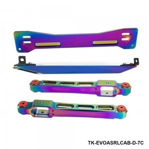 ASR Subrame Bar + BEAKS Lower Tie Bar + Rear Lower Control Arm For Mitsubishi Proton Neo Chrome TK-EVOASRLCAB-D-7C