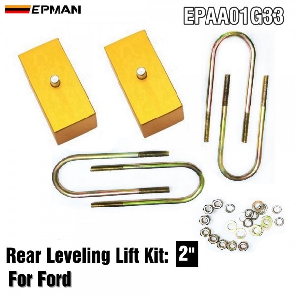 EPMAN 5SETS/CARTON 2Inch /3 Inch Aluminum Suspensions Rear Leveling Lift Kit Block For Toyota Nissan Damx Universal For Ford 2wd 4wd 